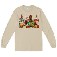 Mushroom Christmas coffee cups with Labrador Long Sleeve Tee - RanaPortraitStore