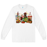 White Christmas coffee cups with Labrador Long Sleeve Tee - RanaPortraitStore
