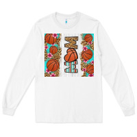 White basketball mom Long Sleeve Tee - LillyAllenDesigns