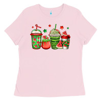 Bubblegum Pink watermelon coffee Ladies Tee - Jasminsmagicworld