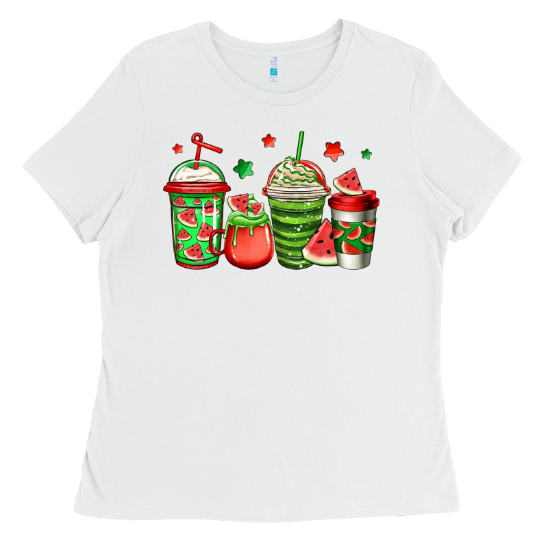 Watermelon Coffee Ladies Tee by Jasminsmagicworld | Teevron