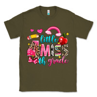 Army Green little miss fourth grade Classic Tee - NancyCooperArtShop