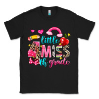 Black little miss fourth grade Classic Tee - NancyCooperArtShop