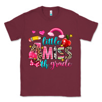 Burgundy little miss fourth grade Classic Tee - NancyCooperArtShop