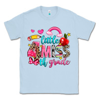 Dusty Blue little miss fourth grade Classic Tee - NancyCooperArtShop