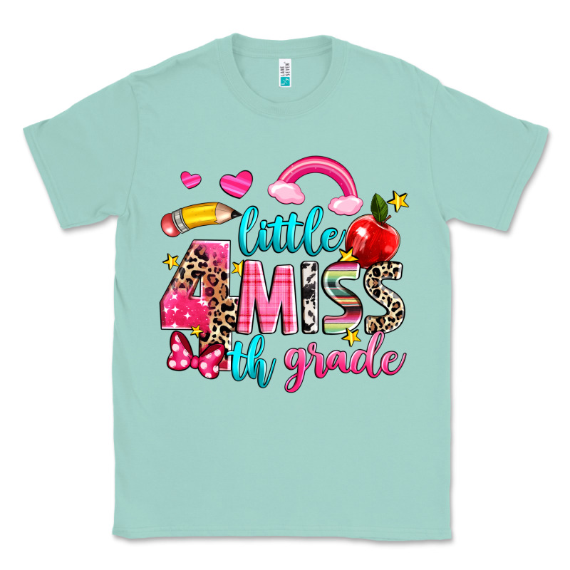 Little Miss Fourth Grade Classic Tee by NancyCooperArtShop | Teevron