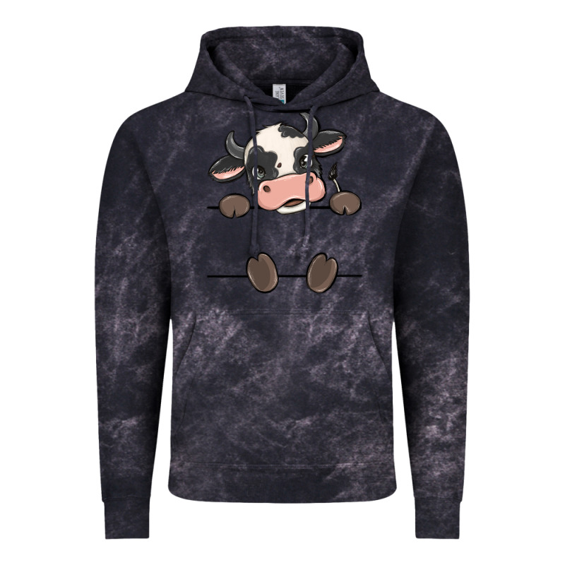 Custom Cow Vintage Hoodie by MaliasSmallBusiness | Teevron