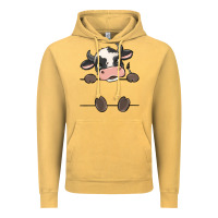 Vintage Mustard custom cow Vintage Hoodie - MaliasSmallBusiness
