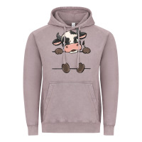 Vintage Zinc custom cow Vintage Hoodie - MaliasSmallBusiness