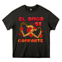 Asphalt el amor se comparte with churros Heavy Core Tee - AdoDesignShop