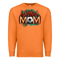 Carrot blessed soccer mom lightbulb letters Premium Sweatshirt - OliviaCreatesArt