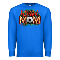 True Royal blessed soccer mom lightbulb letters Premium Sweatshirt - OliviaCreatesArt