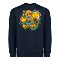 Navy sweet like honey Heavyweight Sweatshirt - Artiststas