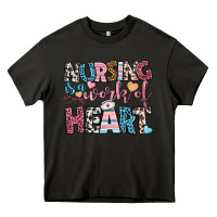 Asphalt nursing is a work of heart Heavy Core Tee - BundleAndBundleShop