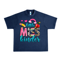 Navy little miss kinder Urban Heavy Tee - NancyCooperArtShop