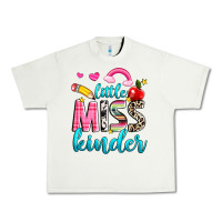 Pistachio little miss kinder Urban Heavy Tee - NancyCooperArtShop