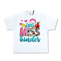 White little miss kinder Urban Heavy Tee - NancyCooperArtShop