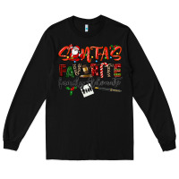 Black santa's favorite family advocate Long Sleeve Tee - LillyAllenDesigns