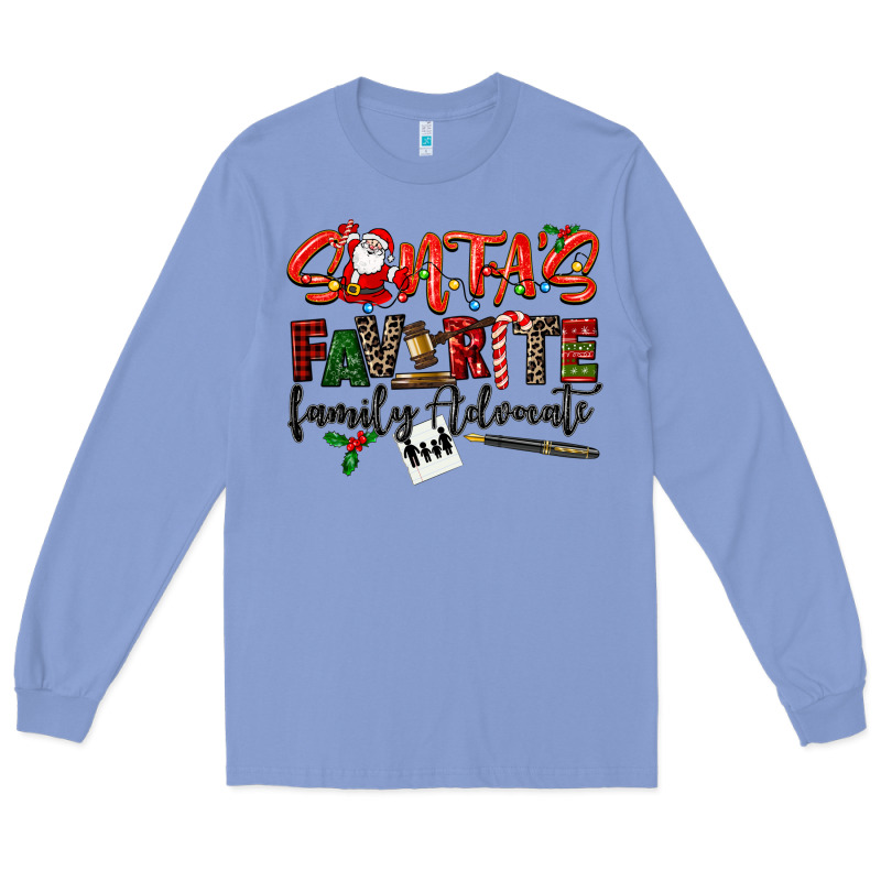 Santa's Favorite Family Advocate Long Sleeve Tee by LillyAllenDesigns | Teevron