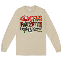 Mushroom santa's favorite family advocate Long Sleeve Tee - LillyAllenDesigns