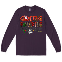 Plum santa's favorite family advocate Long Sleeve Tee - LillyAllenDesigns