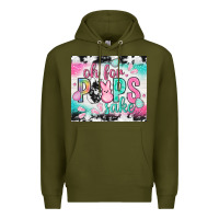 Army Green Oh for peeps sake with cowhide tumbler Easter Day Premium Hoodie - HowdyJamesFarm