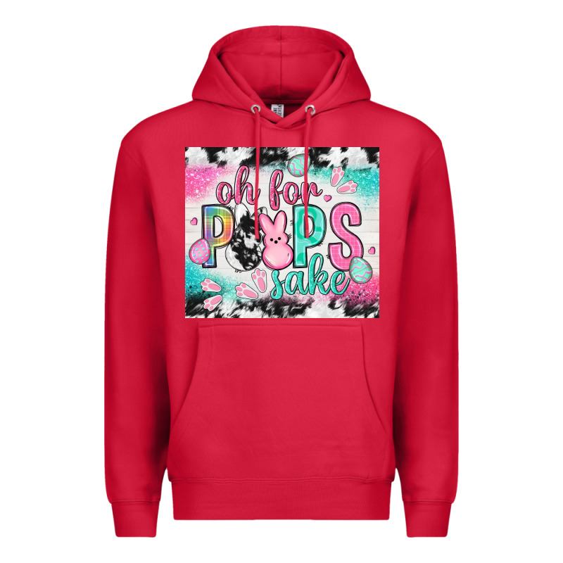 Oh For Peeps Sake With Cowhide Tumbler Easter Day Premium Hoodie by HowdyJamesFarm | Teevron