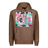 Chestnut Oh for peeps sake with cowhide tumbler Easter Day Premium Hoodie - HowdyJamesFarm