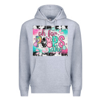 Heather Grey Oh for peeps sake with cowhide tumbler Easter Day Premium Hoodie - HowdyJamesFarm