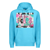 Ocean Blue Oh for peeps sake with cowhide tumbler Easter Day Premium Hoodie - HowdyJamesFarm
