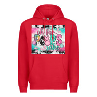 Red Oh for peeps sake with cowhide tumbler Easter Day Premium Hoodie - HowdyJamesFarm