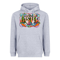 Heather Grey Easter Heavyweight Hoodie - CowGirlArtShop