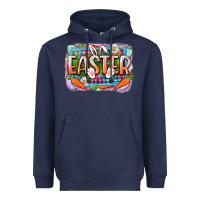 Navy Easter Heavyweight Hoodie - CowGirlArtShop