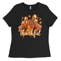 Black Thankful black girl sneakers Ladies Tee - RanaPortraitStore