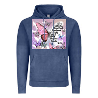 Vintage Denim bible verse Vintage Hoodie - MaliasSmallBusiness
