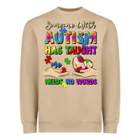 Mushroom someone with autism has taught me love needs no wo Heavyweight Sweatshirt - Artiststas