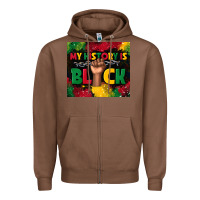 Chestnut my history is black Zipper Hoodie - TumblerDesignByShophia