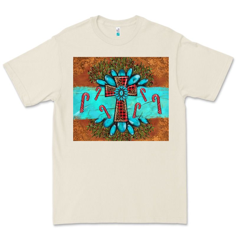 Christmas Cross Gemstone Premium Tee by AdoDesignShop | Teevron