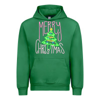 Merry Neon Christmas Urban Hoodie | Teevron