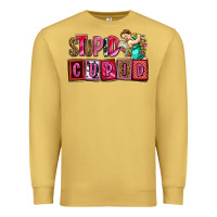 Antique Gold stupid cupid with cupid olivia Premium Sweatshirt - OliviaCreatesArt