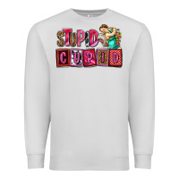 Stupid Cupid With Cupid Olivia Premium Sweatshirt | Teevron