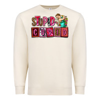 Sandshell stupid cupid with cupid olivia Premium Sweatshirt - OliviaCreatesArt