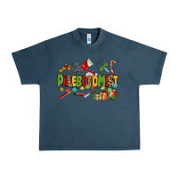 Midnight Navy christmas phlebotomist Urban Heavy Tee - MaliasSmallBusiness