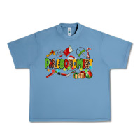 Pebble Blue christmas phlebotomist Urban Heavy Tee - MaliasSmallBusiness