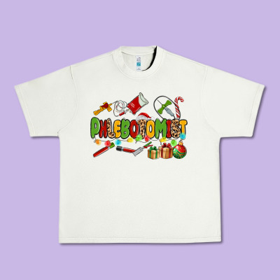 Christmas Phlebotomist Urban Heavy Tee Designed By Maliassmallbusiness