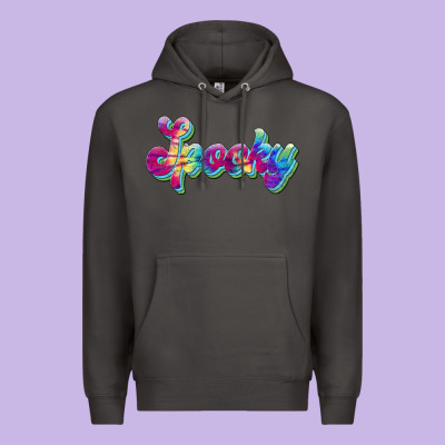 Spooky Premium Hoodie Designed By Jahusdesignshop