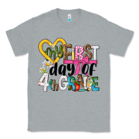 Heather Grey my first day of 4th grade Classic Tee - NancyCooperArtShop