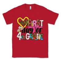 Red my first day of 4th grade Classic Tee - NancyCooperArtShop