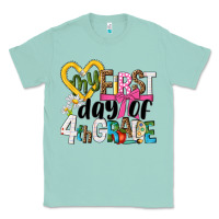 Seafoam my first day of 4th grade Classic Tee - NancyCooperArtShop