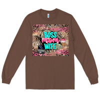 Chestnut boss mom wife Long Sleeve Tee - LillyAllenDesigns